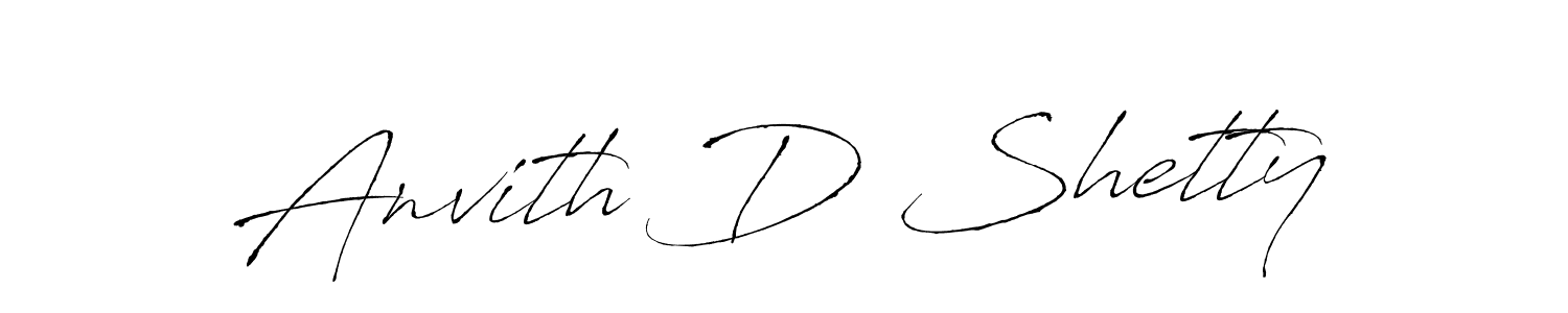 You should practise on your own different ways (Antro_Vectra) to write your name (Anvith D Shetty) in signature. don't let someone else do it for you. Anvith D Shetty signature style 6 images and pictures png