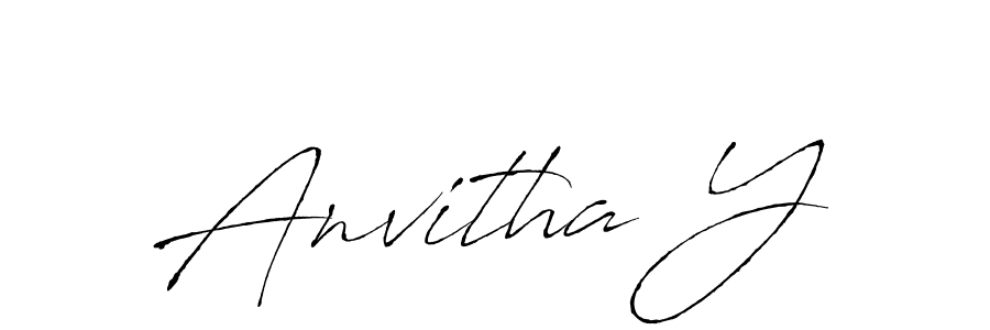 Design your own signature with our free online signature maker. With this signature software, you can create a handwritten (Antro_Vectra) signature for name Anvitha Y. Anvitha Y signature style 6 images and pictures png