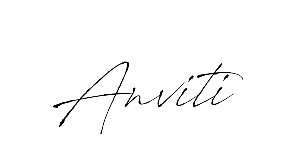 Make a beautiful signature design for name Anviti. Use this online signature maker to create a handwritten signature for free. Anviti signature style 6 images and pictures png