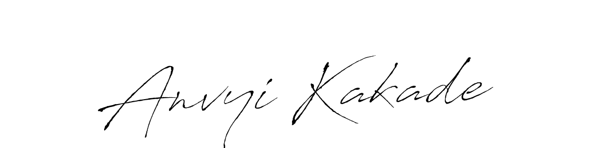 You should practise on your own different ways (Antro_Vectra) to write your name (Anvyi Kakade) in signature. don't let someone else do it for you. Anvyi Kakade signature style 6 images and pictures png