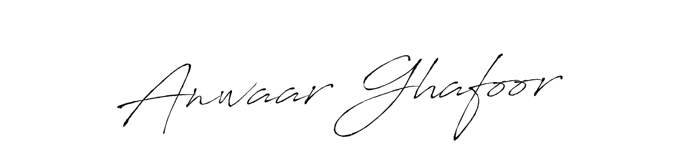 How to make Anwaar Ghafoor signature? Antro_Vectra is a professional autograph style. Create handwritten signature for Anwaar Ghafoor name. Anwaar Ghafoor signature style 6 images and pictures png