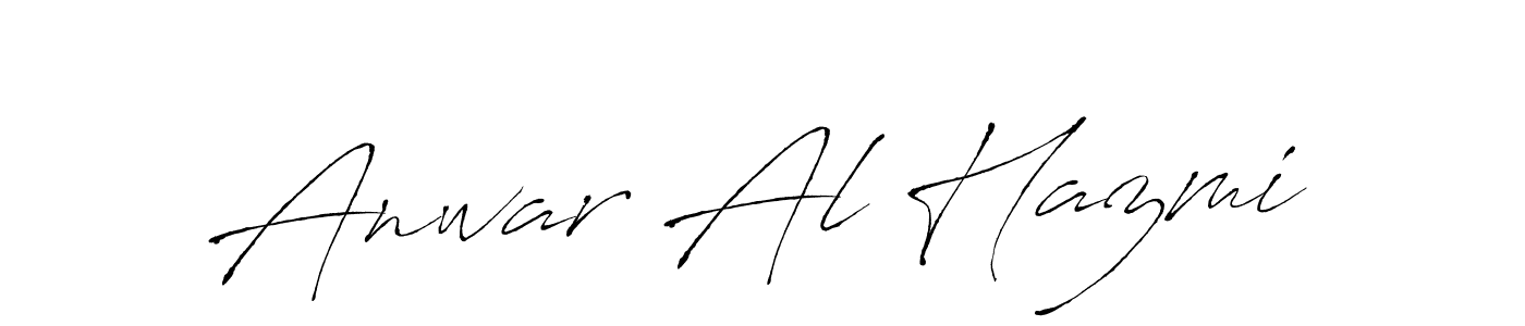 The best way (Antro_Vectra) to make a short signature is to pick only two or three words in your name. The name Anwar Al Hazmi include a total of six letters. For converting this name. Anwar Al Hazmi signature style 6 images and pictures png