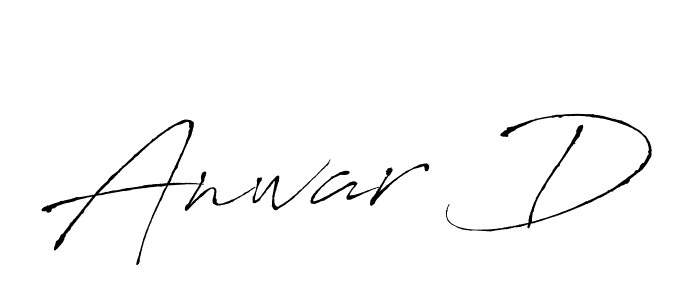 You can use this online signature creator to create a handwritten signature for the name Anwar D. This is the best online autograph maker. Anwar D signature style 6 images and pictures png