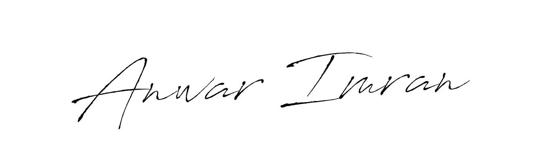 Use a signature maker to create a handwritten signature online. With this signature software, you can design (Antro_Vectra) your own signature for name Anwar Imran. Anwar Imran signature style 6 images and pictures png