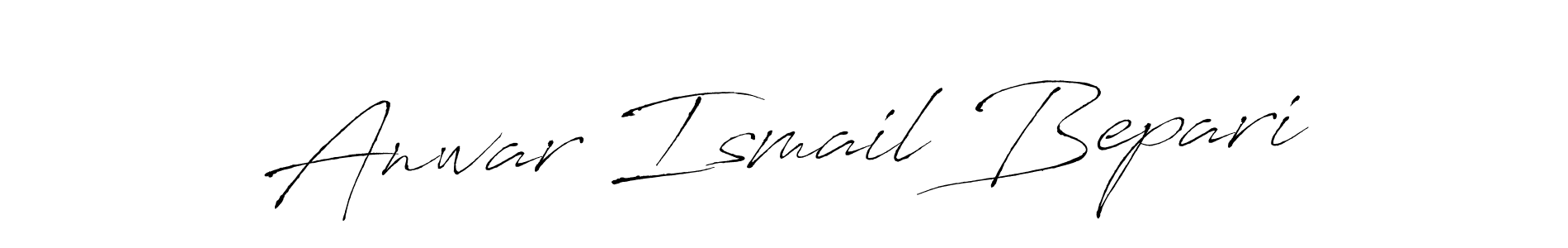 Make a beautiful signature design for name Anwar Ismail Bepari. Use this online signature maker to create a handwritten signature for free. Anwar Ismail Bepari signature style 6 images and pictures png