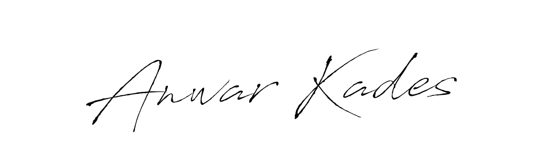 Design your own signature with our free online signature maker. With this signature software, you can create a handwritten (Antro_Vectra) signature for name Anwar Kades. Anwar Kades signature style 6 images and pictures png