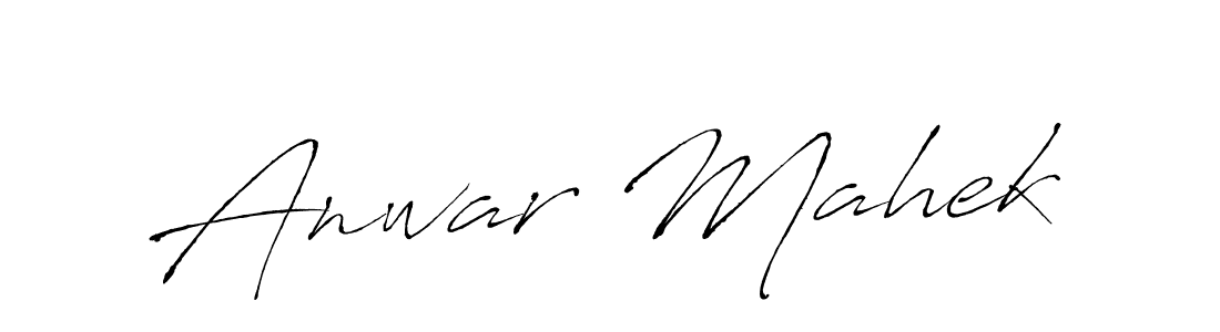 Make a short Anwar Mahek signature style. Manage your documents anywhere anytime using Antro_Vectra. Create and add eSignatures, submit forms, share and send files easily. Anwar Mahek signature style 6 images and pictures png