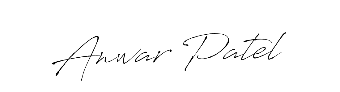 Make a beautiful signature design for name Anwar Patel. Use this online signature maker to create a handwritten signature for free. Anwar Patel signature style 6 images and pictures png