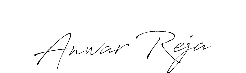 Also we have Anwar Reja name is the best signature style. Create professional handwritten signature collection using Antro_Vectra autograph style. Anwar Reja signature style 6 images and pictures png