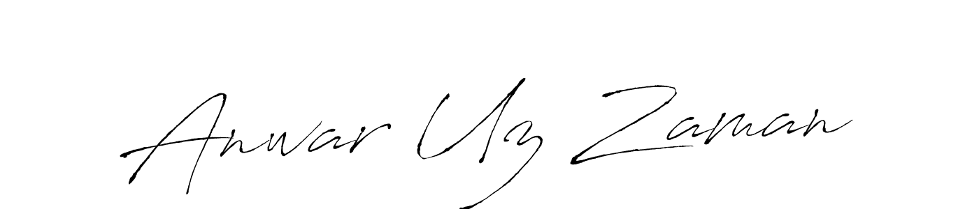 Create a beautiful signature design for name Anwar Uz Zaman. With this signature (Antro_Vectra) fonts, you can make a handwritten signature for free. Anwar Uz Zaman signature style 6 images and pictures png