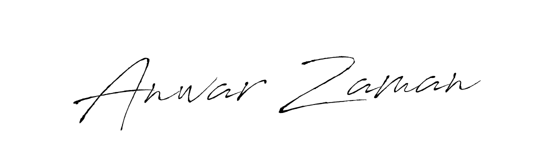 Make a beautiful signature design for name Anwar Zaman. With this signature (Antro_Vectra) style, you can create a handwritten signature for free. Anwar Zaman signature style 6 images and pictures png