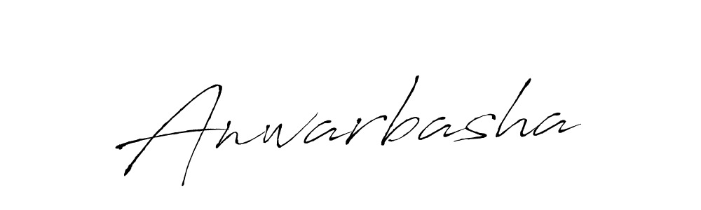 Anwarbasha stylish signature style. Best Handwritten Sign (Antro_Vectra) for my name. Handwritten Signature Collection Ideas for my name Anwarbasha. Anwarbasha signature style 6 images and pictures png