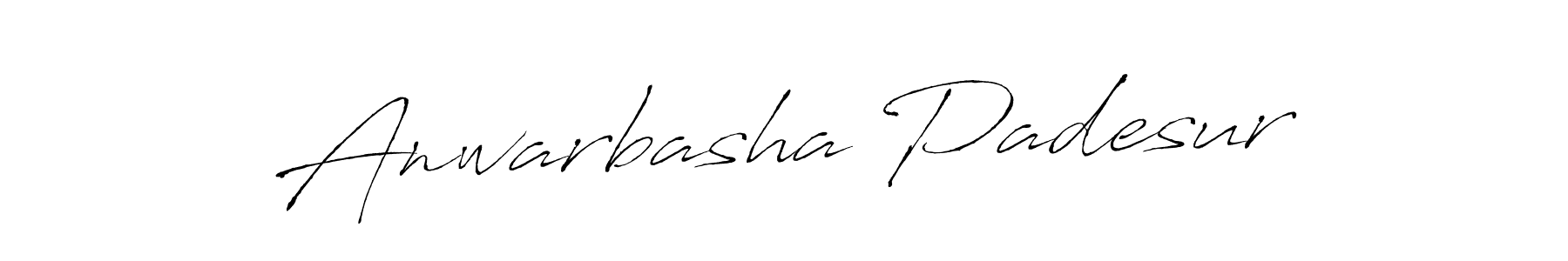 Also You can easily find your signature by using the search form. We will create Anwarbasha Padesur name handwritten signature images for you free of cost using Antro_Vectra sign style. Anwarbasha Padesur signature style 6 images and pictures png