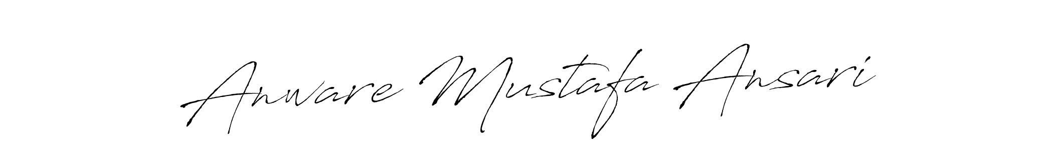 Also we have Anware Mustafa Ansari name is the best signature style. Create professional handwritten signature collection using Antro_Vectra autograph style. Anware Mustafa Ansari signature style 6 images and pictures png