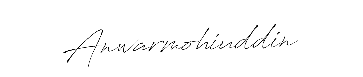 Also we have Anwarmohiuddin name is the best signature style. Create professional handwritten signature collection using Antro_Vectra autograph style. Anwarmohiuddin signature style 6 images and pictures png