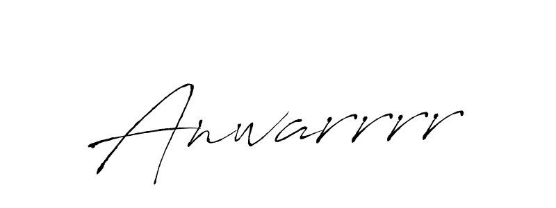 Design your own signature with our free online signature maker. With this signature software, you can create a handwritten (Antro_Vectra) signature for name Anwarrrr. Anwarrrr signature style 6 images and pictures png