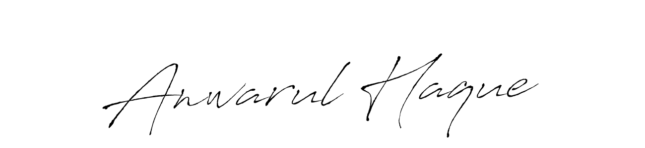 Make a beautiful signature design for name Anwarul Haque. With this signature (Antro_Vectra) style, you can create a handwritten signature for free. Anwarul Haque signature style 6 images and pictures png