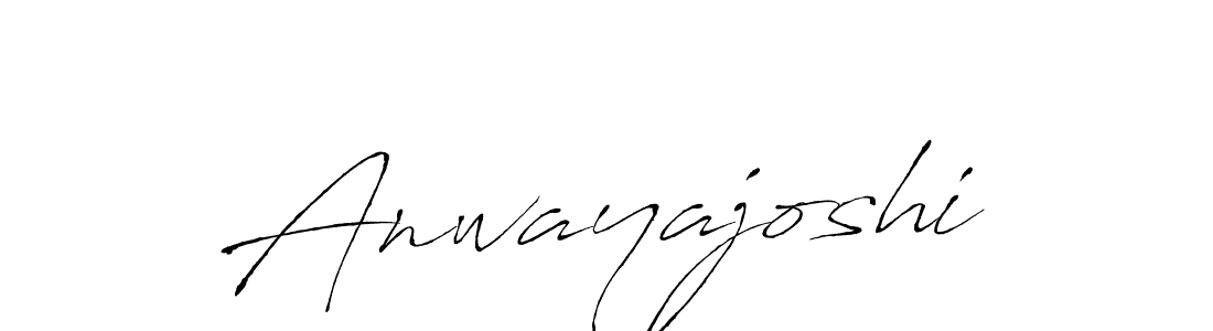 Use a signature maker to create a handwritten signature online. With this signature software, you can design (Antro_Vectra) your own signature for name Anwayajoshi. Anwayajoshi signature style 6 images and pictures png