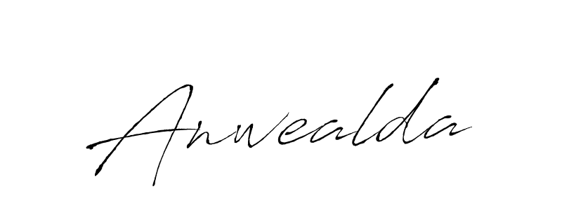 Also we have Anwealda name is the best signature style. Create professional handwritten signature collection using Antro_Vectra autograph style. Anwealda signature style 6 images and pictures png