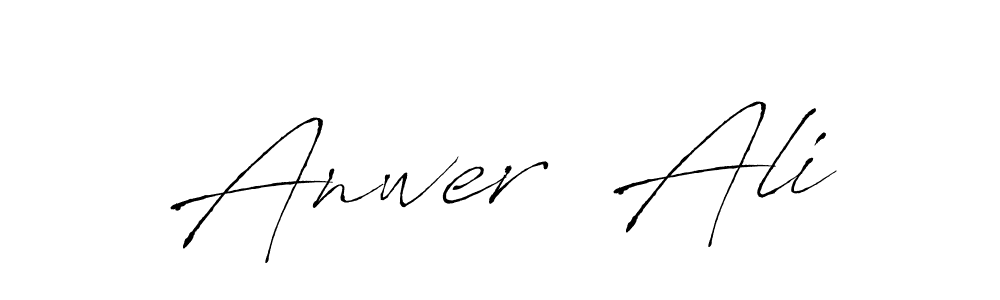 You should practise on your own different ways (Antro_Vectra) to write your name (Anwer  Ali) in signature. don't let someone else do it for you. Anwer  Ali signature style 6 images and pictures png