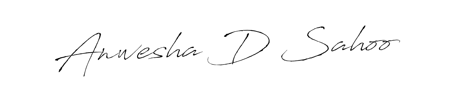 Make a beautiful signature design for name Anwesha D Sahoo. With this signature (Antro_Vectra) style, you can create a handwritten signature for free. Anwesha D Sahoo signature style 6 images and pictures png