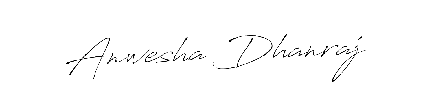 How to make Anwesha Dhanraj signature? Antro_Vectra is a professional autograph style. Create handwritten signature for Anwesha Dhanraj name. Anwesha Dhanraj signature style 6 images and pictures png