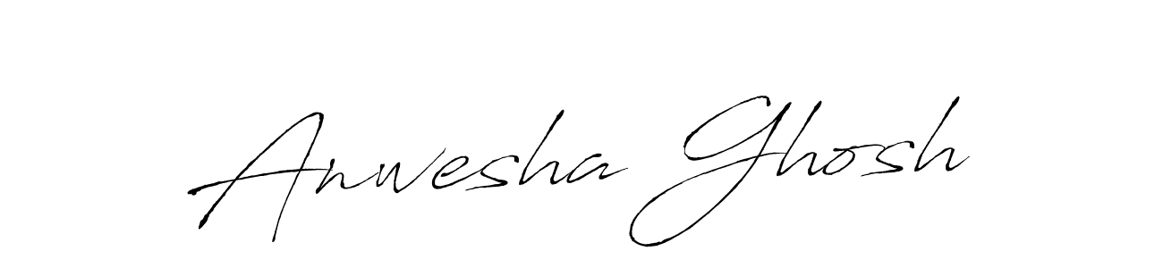 How to make Anwesha Ghosh signature? Antro_Vectra is a professional autograph style. Create handwritten signature for Anwesha Ghosh name. Anwesha Ghosh signature style 6 images and pictures png