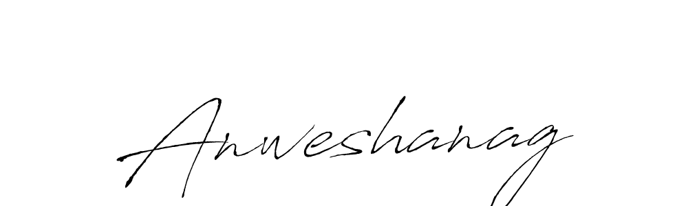 How to make Anweshanag name signature. Use Antro_Vectra style for creating short signs online. This is the latest handwritten sign. Anweshanag signature style 6 images and pictures png