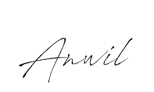 Use a signature maker to create a handwritten signature online. With this signature software, you can design (Antro_Vectra) your own signature for name Anwil. Anwil signature style 6 images and pictures png