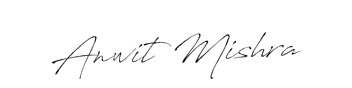 Create a beautiful signature design for name Anwit Mishra. With this signature (Antro_Vectra) fonts, you can make a handwritten signature for free. Anwit Mishra signature style 6 images and pictures png