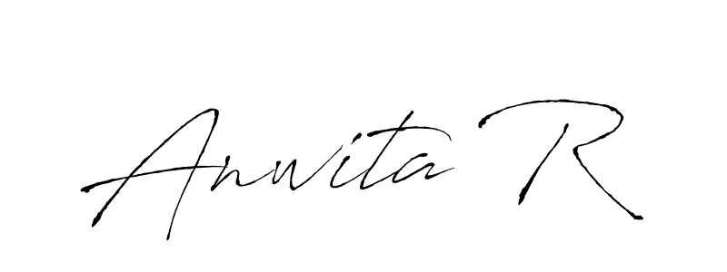 How to make Anwita R signature? Antro_Vectra is a professional autograph style. Create handwritten signature for Anwita R name. Anwita R signature style 6 images and pictures png