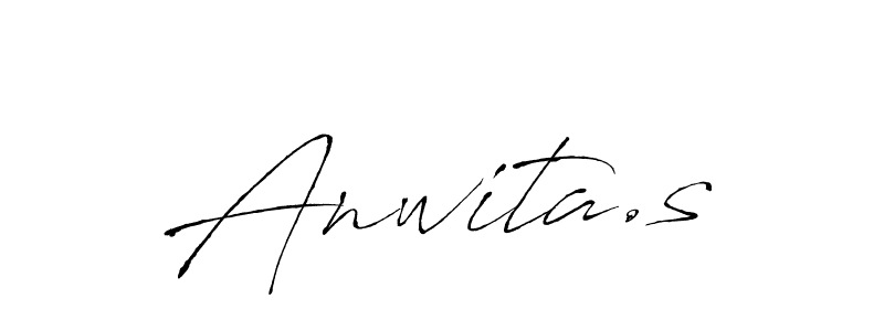 if you are searching for the best signature style for your name Anwita.s. so please give up your signature search. here we have designed multiple signature styles  using Antro_Vectra. Anwita.s signature style 6 images and pictures png