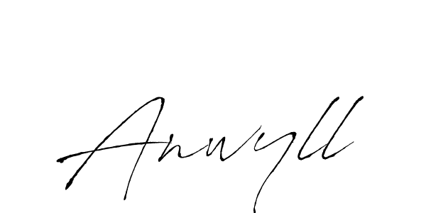 Anwyll stylish signature style. Best Handwritten Sign (Antro_Vectra) for my name. Handwritten Signature Collection Ideas for my name Anwyll. Anwyll signature style 6 images and pictures png