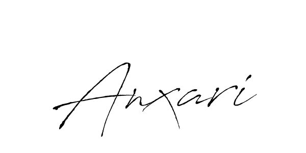 Similarly Antro_Vectra is the best handwritten signature design. Signature creator online .You can use it as an online autograph creator for name Anxari. Anxari signature style 6 images and pictures png