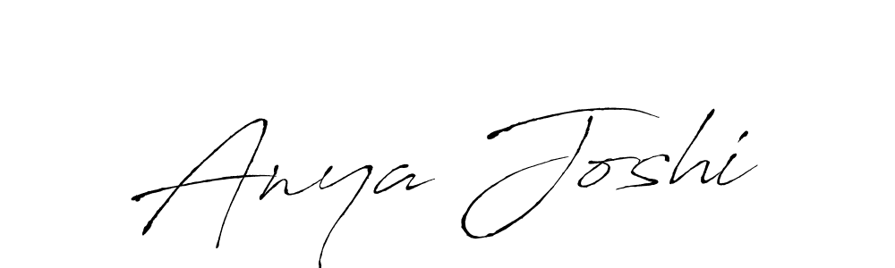 Antro_Vectra is a professional signature style that is perfect for those who want to add a touch of class to their signature. It is also a great choice for those who want to make their signature more unique. Get Anya Joshi name to fancy signature for free. Anya Joshi signature style 6 images and pictures png