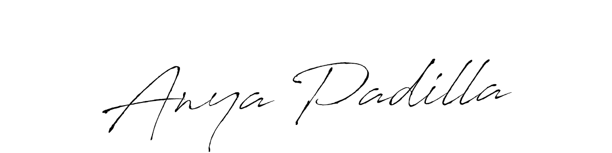 How to make Anya Padilla signature? Antro_Vectra is a professional autograph style. Create handwritten signature for Anya Padilla name. Anya Padilla signature style 6 images and pictures png