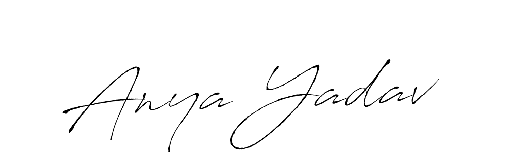 Similarly Antro_Vectra is the best handwritten signature design. Signature creator online .You can use it as an online autograph creator for name Anya Yadav. Anya Yadav signature style 6 images and pictures png