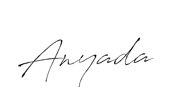 Create a beautiful signature design for name Anyada. With this signature (Antro_Vectra) fonts, you can make a handwritten signature for free. Anyada signature style 6 images and pictures png