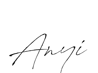 How to make Anyi signature? Antro_Vectra is a professional autograph style. Create handwritten signature for Anyi name. Anyi signature style 6 images and pictures png