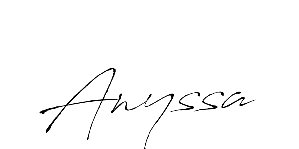 Make a beautiful signature design for name Anyssa. Use this online signature maker to create a handwritten signature for free. Anyssa signature style 6 images and pictures png