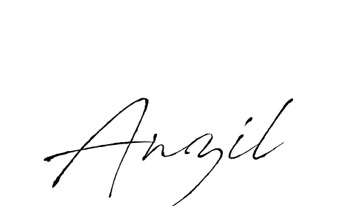 How to make Anzil signature? Antro_Vectra is a professional autograph style. Create handwritten signature for Anzil name. Anzil signature style 6 images and pictures png