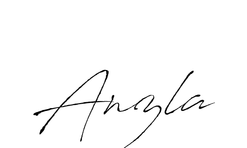 How to make Anzla name signature. Use Antro_Vectra style for creating short signs online. This is the latest handwritten sign. Anzla signature style 6 images and pictures png