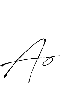 Make a beautiful signature design for name Ao. Use this online signature maker to create a handwritten signature for free. Ao signature style 6 images and pictures png