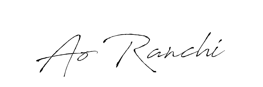 Create a beautiful signature design for name Ao Ranchi. With this signature (Antro_Vectra) fonts, you can make a handwritten signature for free. Ao Ranchi signature style 6 images and pictures png