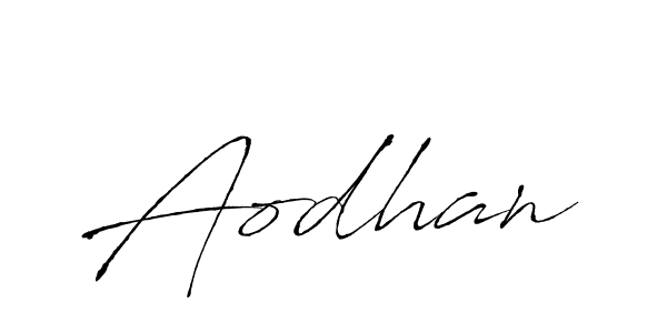 Design your own signature with our free online signature maker. With this signature software, you can create a handwritten (Antro_Vectra) signature for name Aodhan. Aodhan signature style 6 images and pictures png