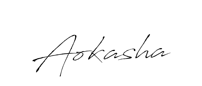 Aokasha stylish signature style. Best Handwritten Sign (Antro_Vectra) for my name. Handwritten Signature Collection Ideas for my name Aokasha. Aokasha signature style 6 images and pictures png