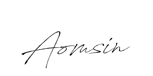 Antro_Vectra is a professional signature style that is perfect for those who want to add a touch of class to their signature. It is also a great choice for those who want to make their signature more unique. Get Aomsin name to fancy signature for free. Aomsin signature style 6 images and pictures png