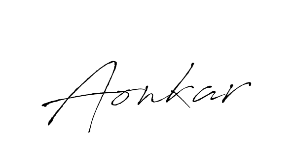 Once you've used our free online signature maker to create your best signature Antro_Vectra style, it's time to enjoy all of the benefits that Aonkar name signing documents. Aonkar signature style 6 images and pictures png