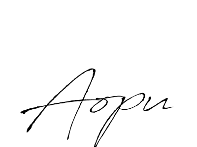 How to Draw Aopu signature style? Antro_Vectra is a latest design signature styles for name Aopu. Aopu signature style 6 images and pictures png