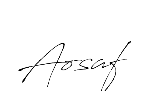 How to make Aosaf signature? Antro_Vectra is a professional autograph style. Create handwritten signature for Aosaf name. Aosaf signature style 6 images and pictures png